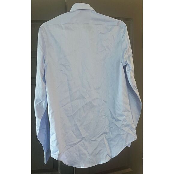 Calvin Klein Men's Dress Shirt Slim Fit Non Iron Solid - Picture 3 of 6